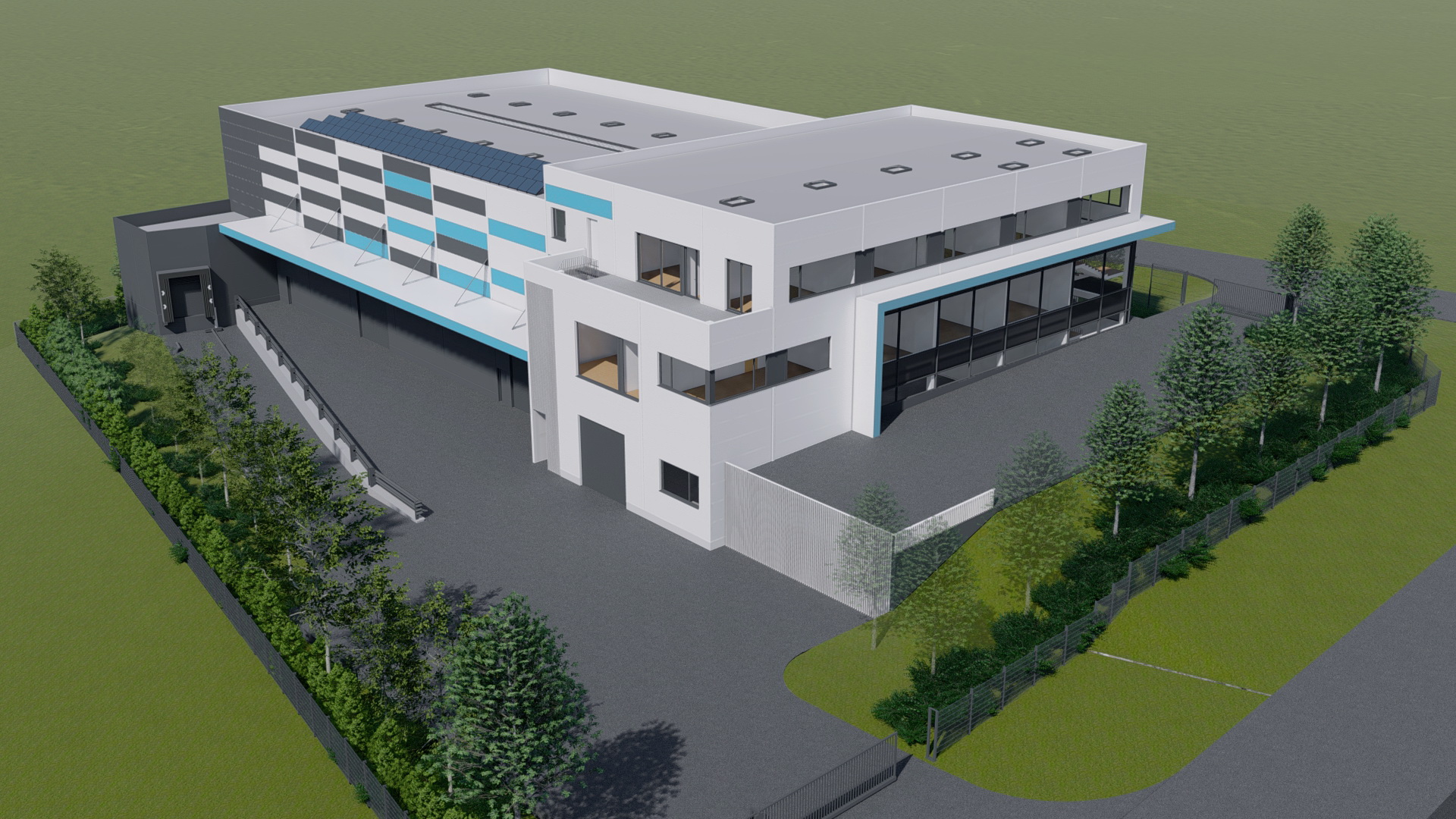 Biatorbágy Vendel park - cégközpont raktárral